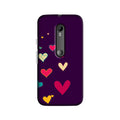 Purple Background Case for Moto X Play  (Design - 107)