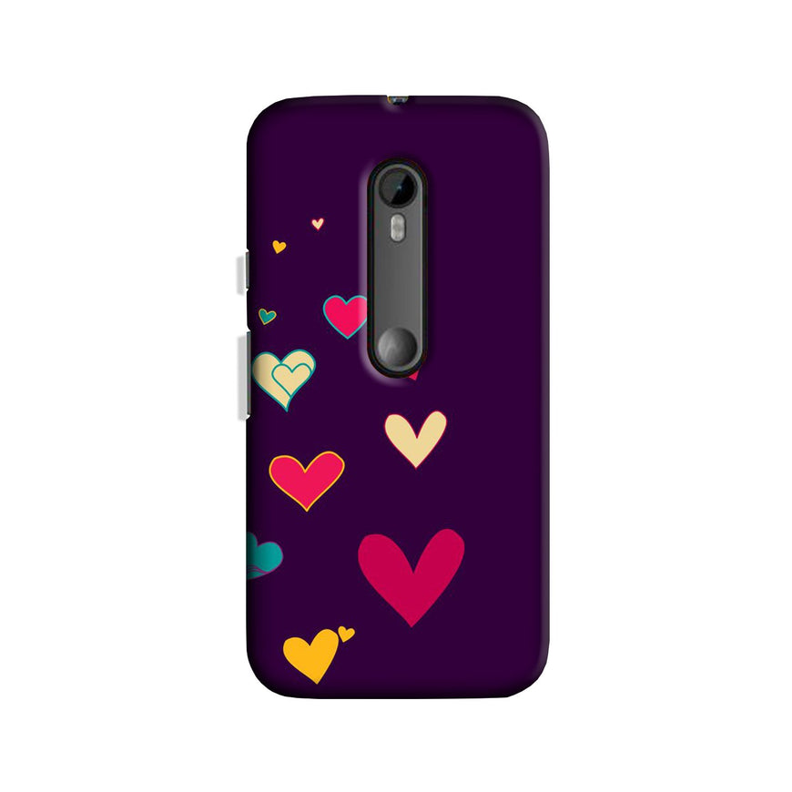 Purple Background Case for Moto X Play  (Design - 107)