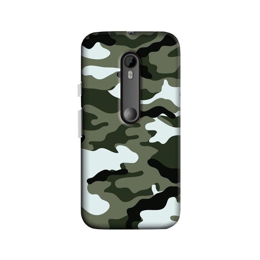 Army Camouflage Case for Moto X Force  (Design - 108)
