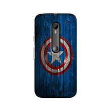Captain America Superhero Case for Moto X Play  (Design - 118)
