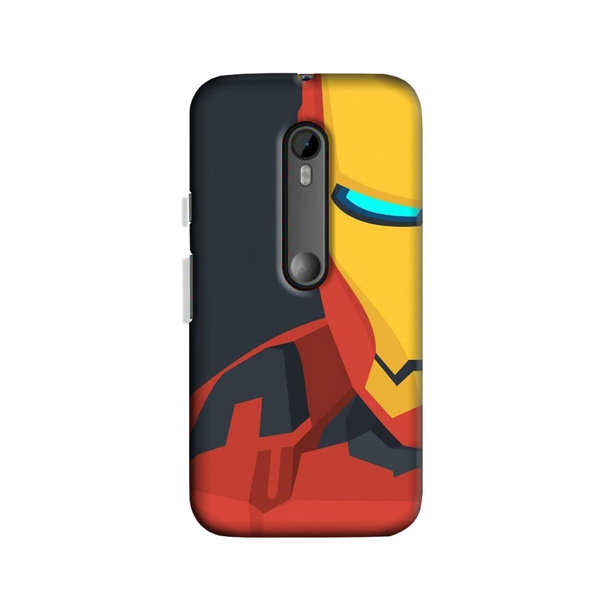 Iron Man Superhero Case for Moto G3  (Design - 120)