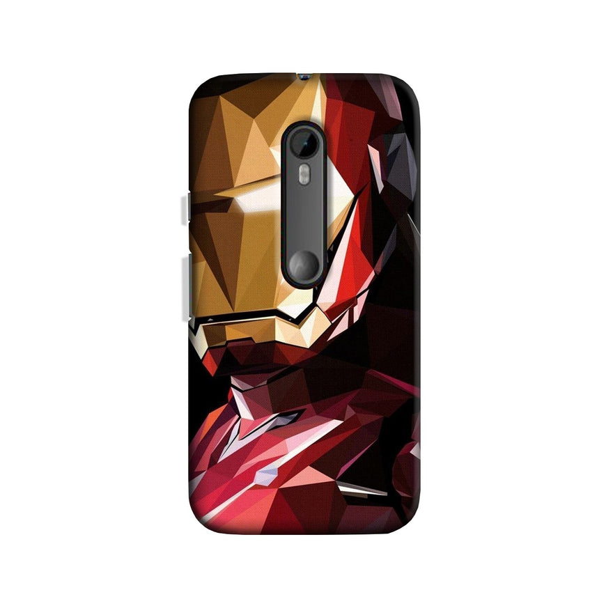 Iron Man Superhero Case for Moto G3  (Design - 122)