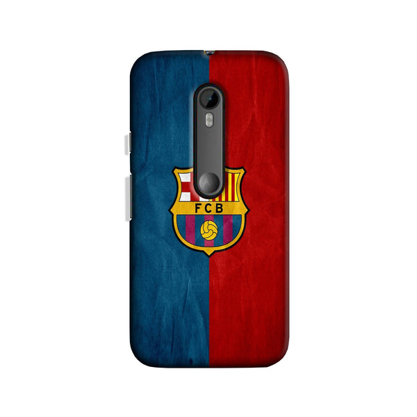 FCB Football Case for Moto G3  (Design - 123)