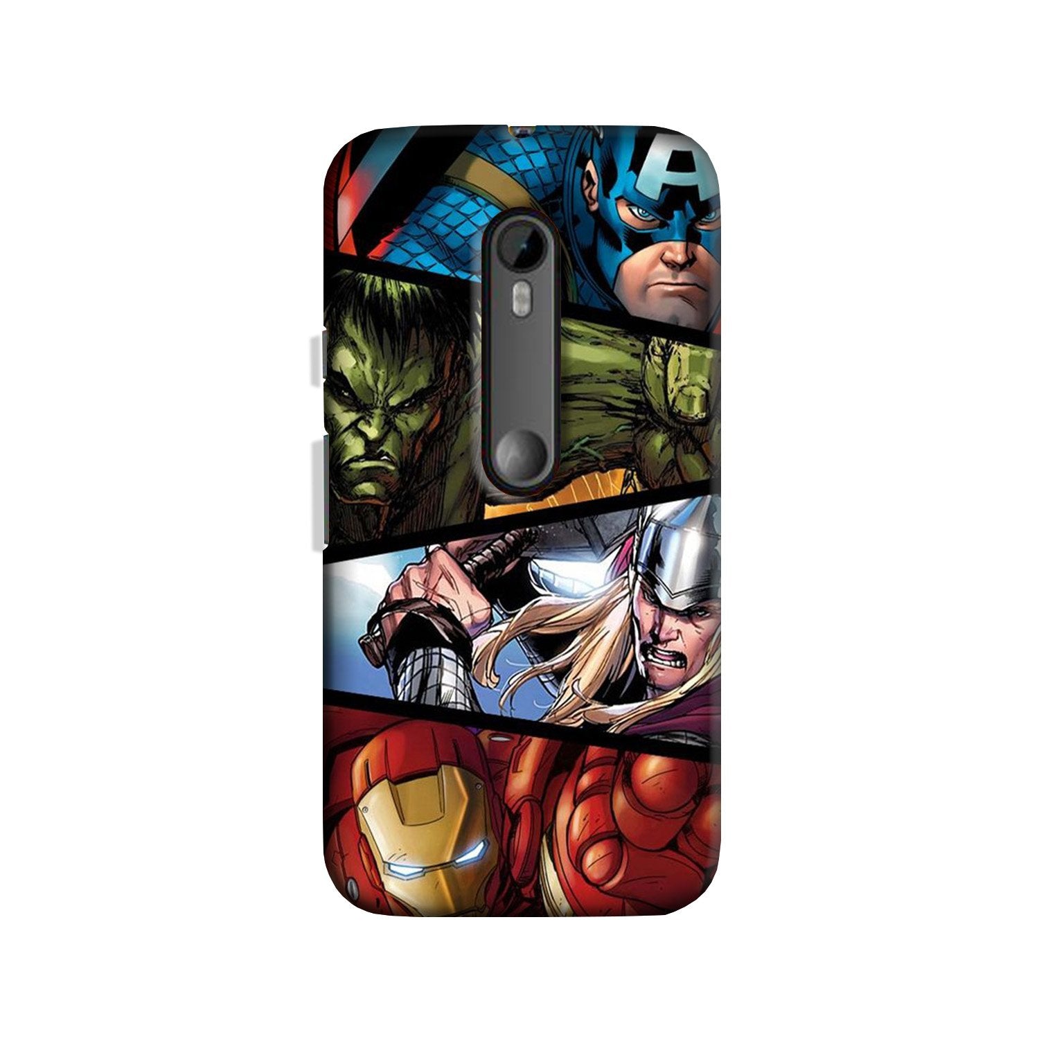 Avengers Superhero Case for Moto G3  (Design - 124)