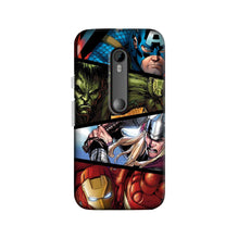 Avengers Superhero Case for Moto X Play  (Design - 124)