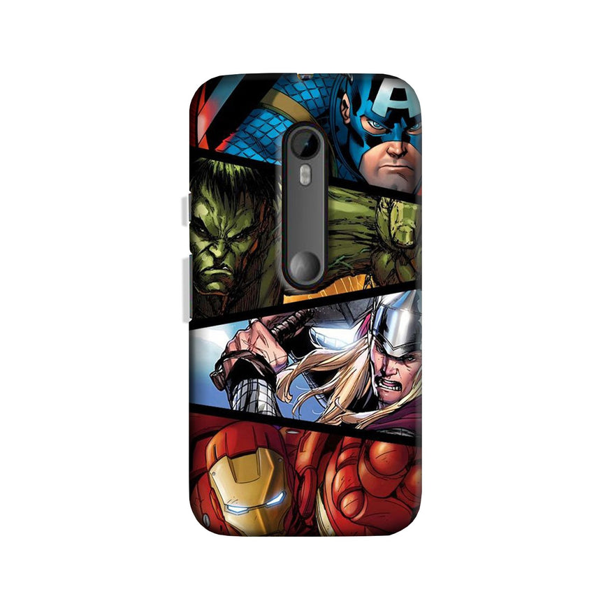 Avengers Superhero Case for Moto X Force  (Design - 124)