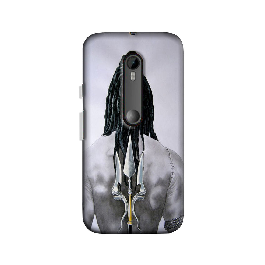 Lord Shiva Case for Moto X Force  (Design - 135)