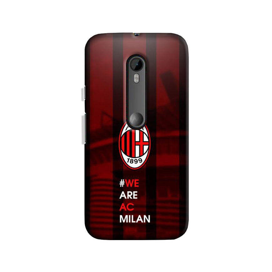 AC Milan Case for Moto X Play  (Design - 155)