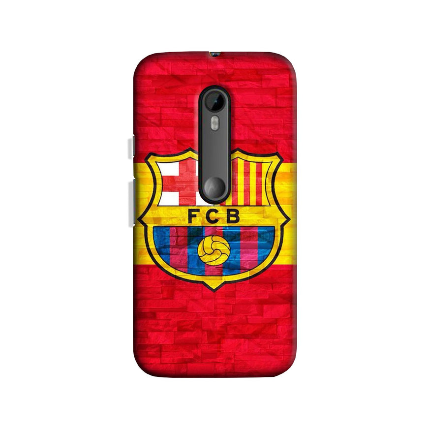 FCB Football Case for Moto X Play  (Design - 174)