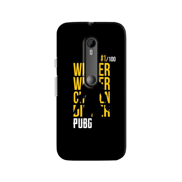 Pubg Winner Winner Case for Moto X Style  (Design - 177)