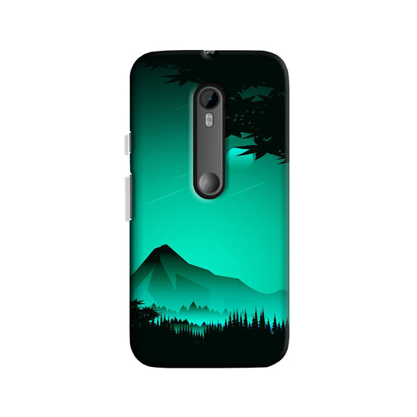 Moon Mountain Case for Moto G3 (Design - 204)