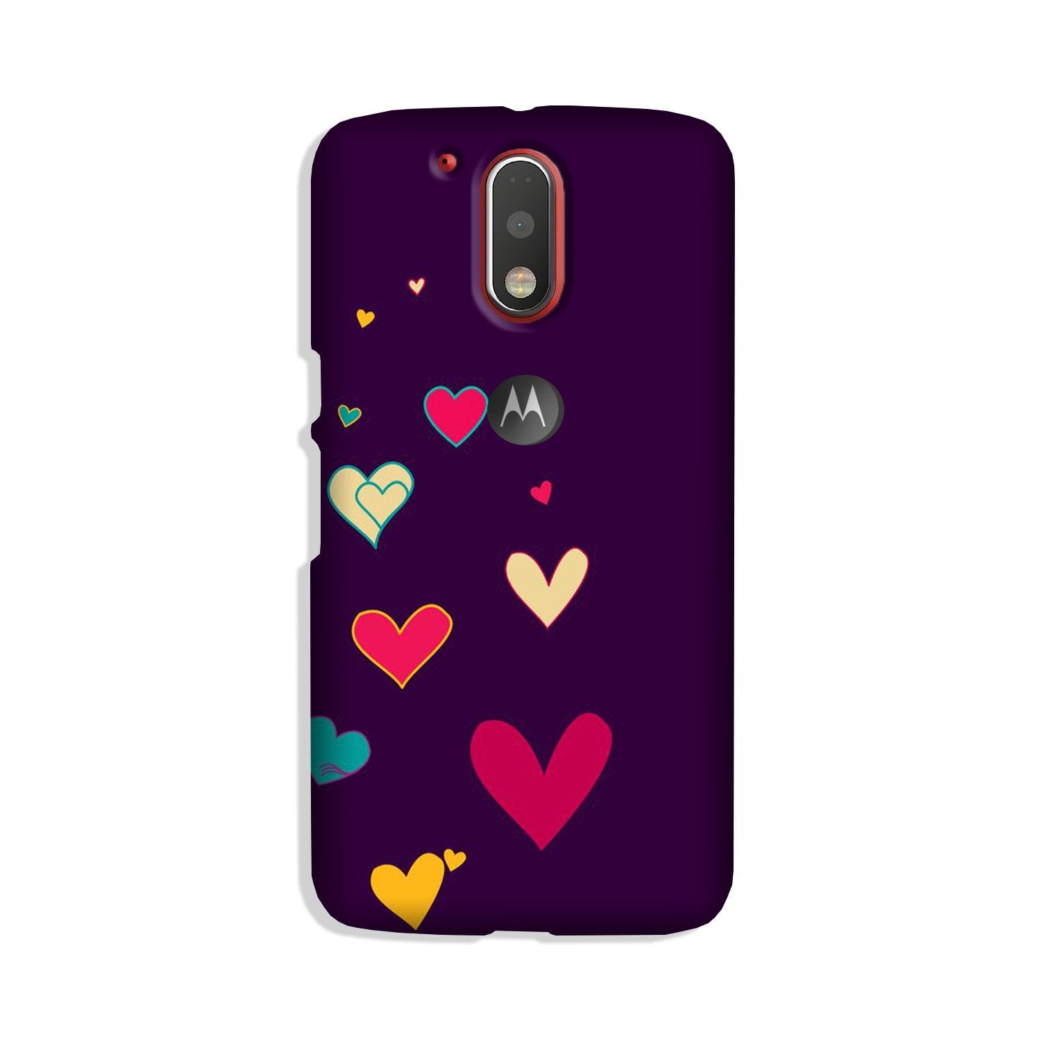 Purple Background Case for Moto G4 Plus  (Design - 107)
