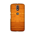 Wooden Look Case for Moto G4 Plus  (Design - 111)