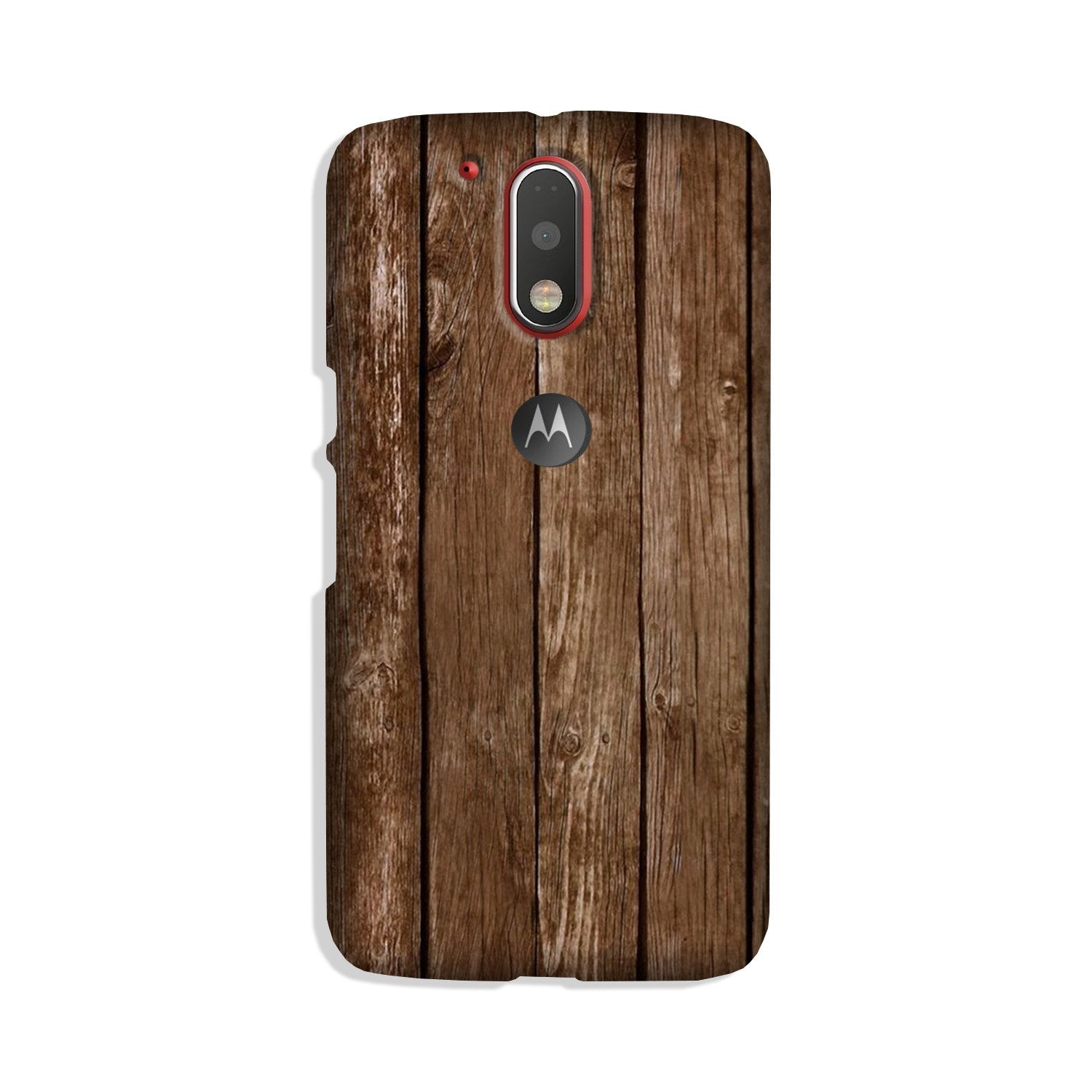Wooden Look Case for Moto G4 Plus  (Design - 112)