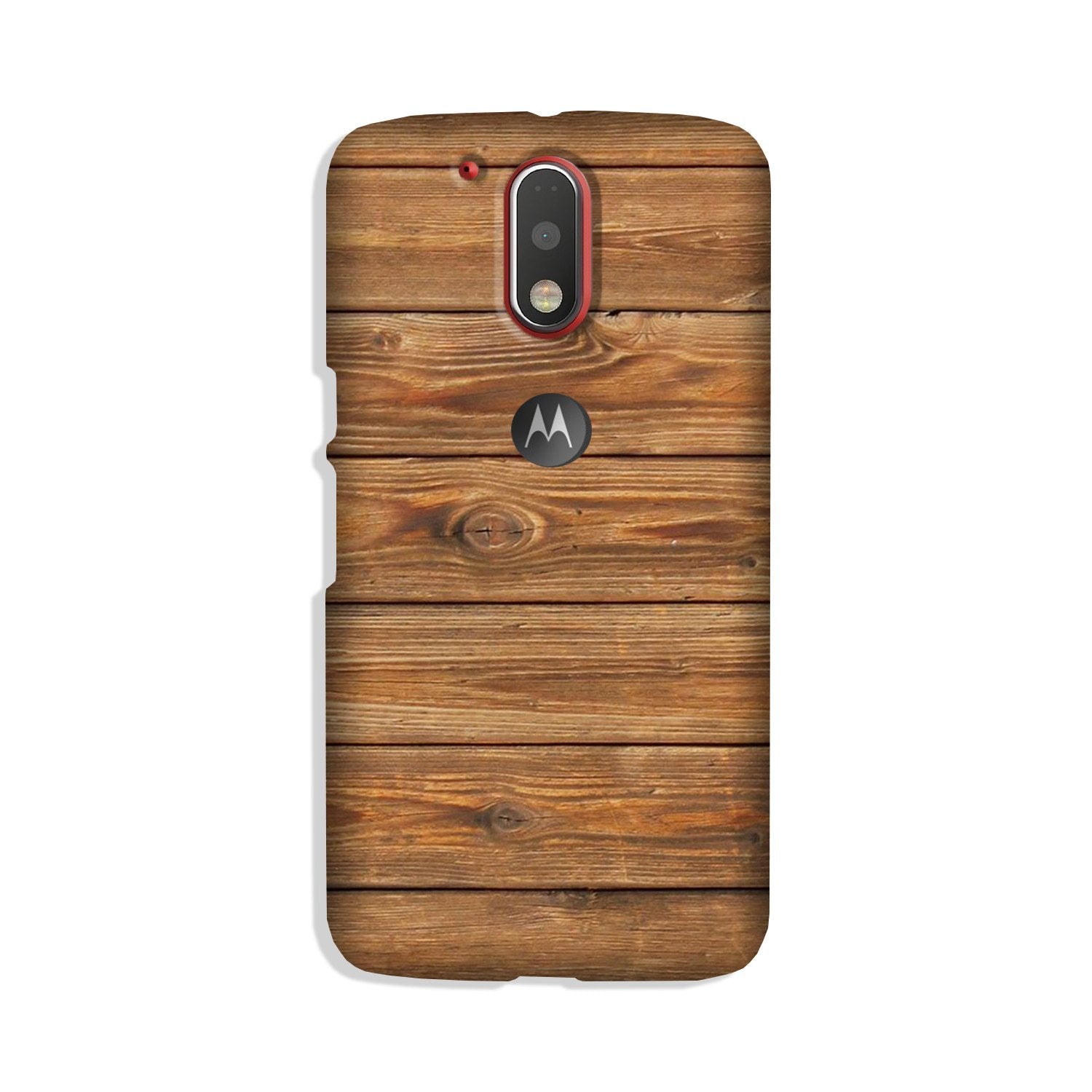 Wooden Look Case for Moto G4 Plus  (Design - 113)