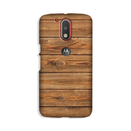 Wooden Look Case for Moto G4 Plus(Design - 113)