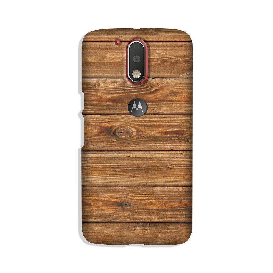 Wooden Look Case for Moto G4 Plus  (Design - 113)