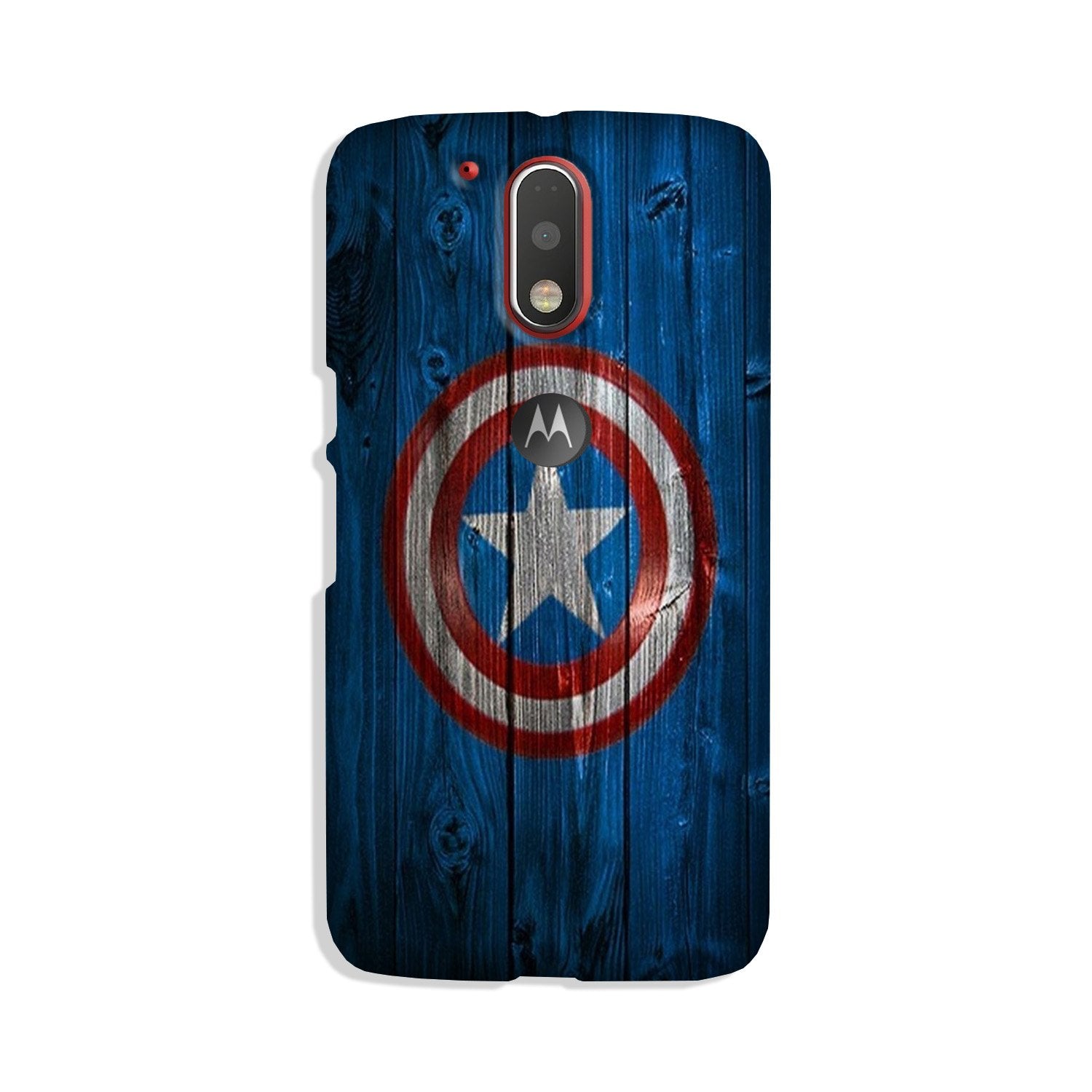 Captain America Superhero Case for Moto G4 Plus  (Design - 118)
