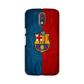 FCB Football Case for Moto G4 Plus  (Design - 123)