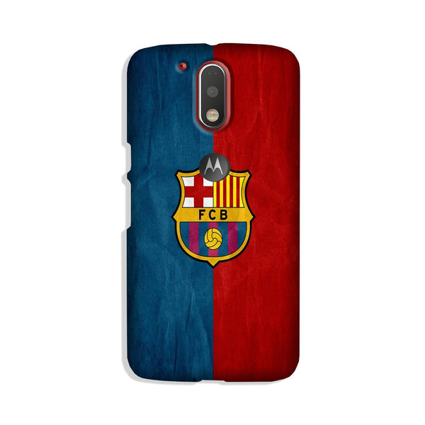 FCB Football Case for Moto G4 Plus  (Design - 123)