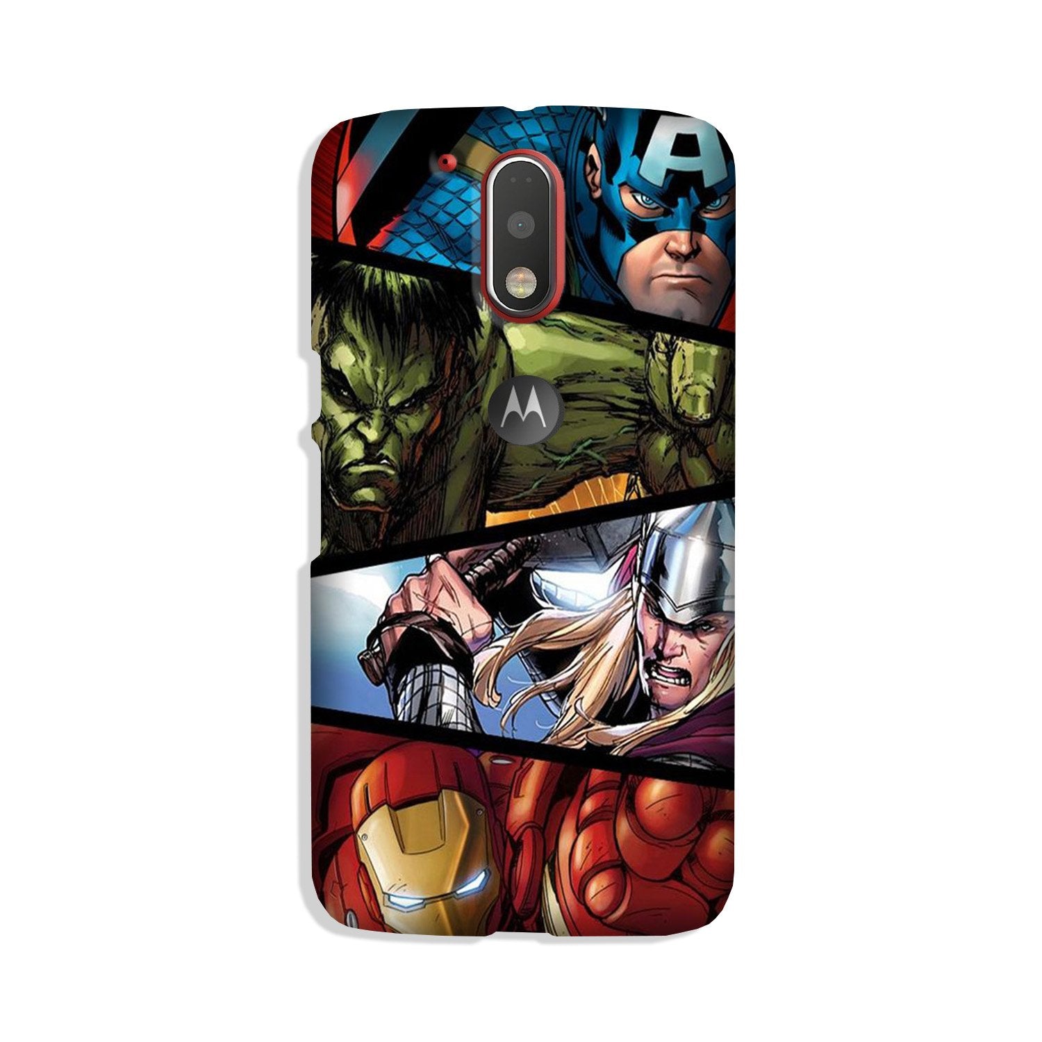 Avengers Superhero Case for Moto G4 Plus  (Design - 124)