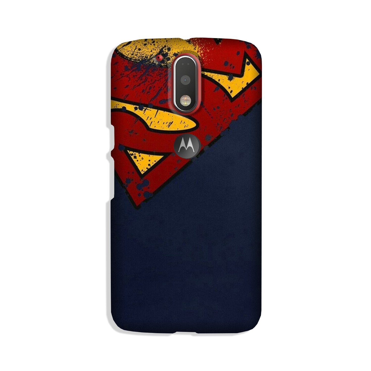 Superman Superhero Case for Moto G4 Plus(Design - 125)