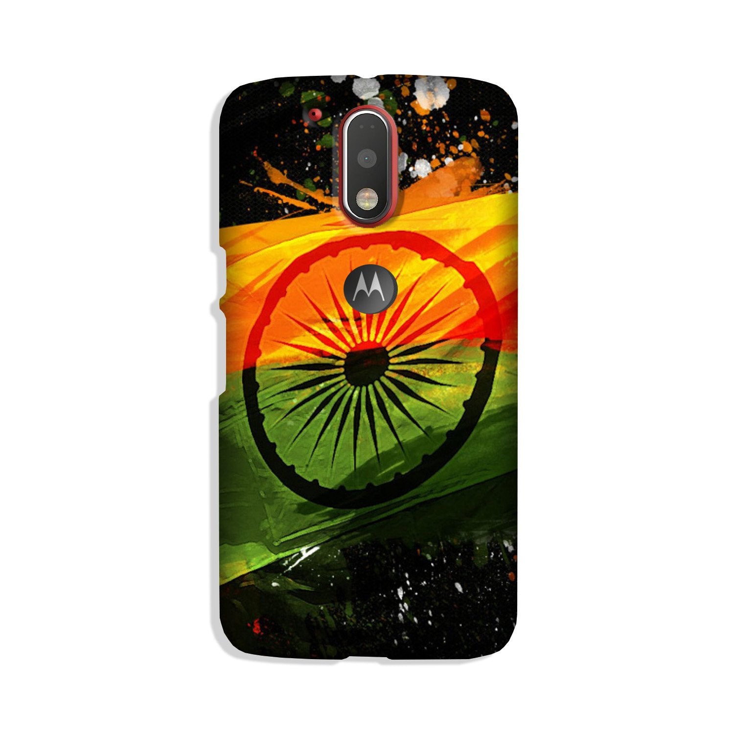 Indian Flag Case for Moto G4 Plus  (Design - 137)