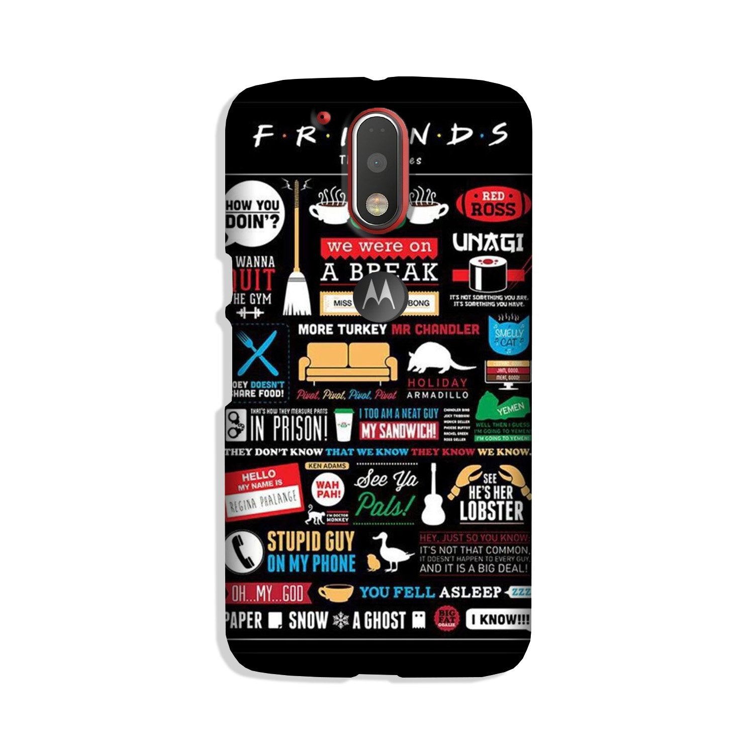 Friends Case for Moto G4 Plus(Design - 145)