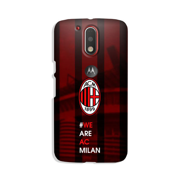 AC Milan Case for Moto G4 Plus  (Design - 155)