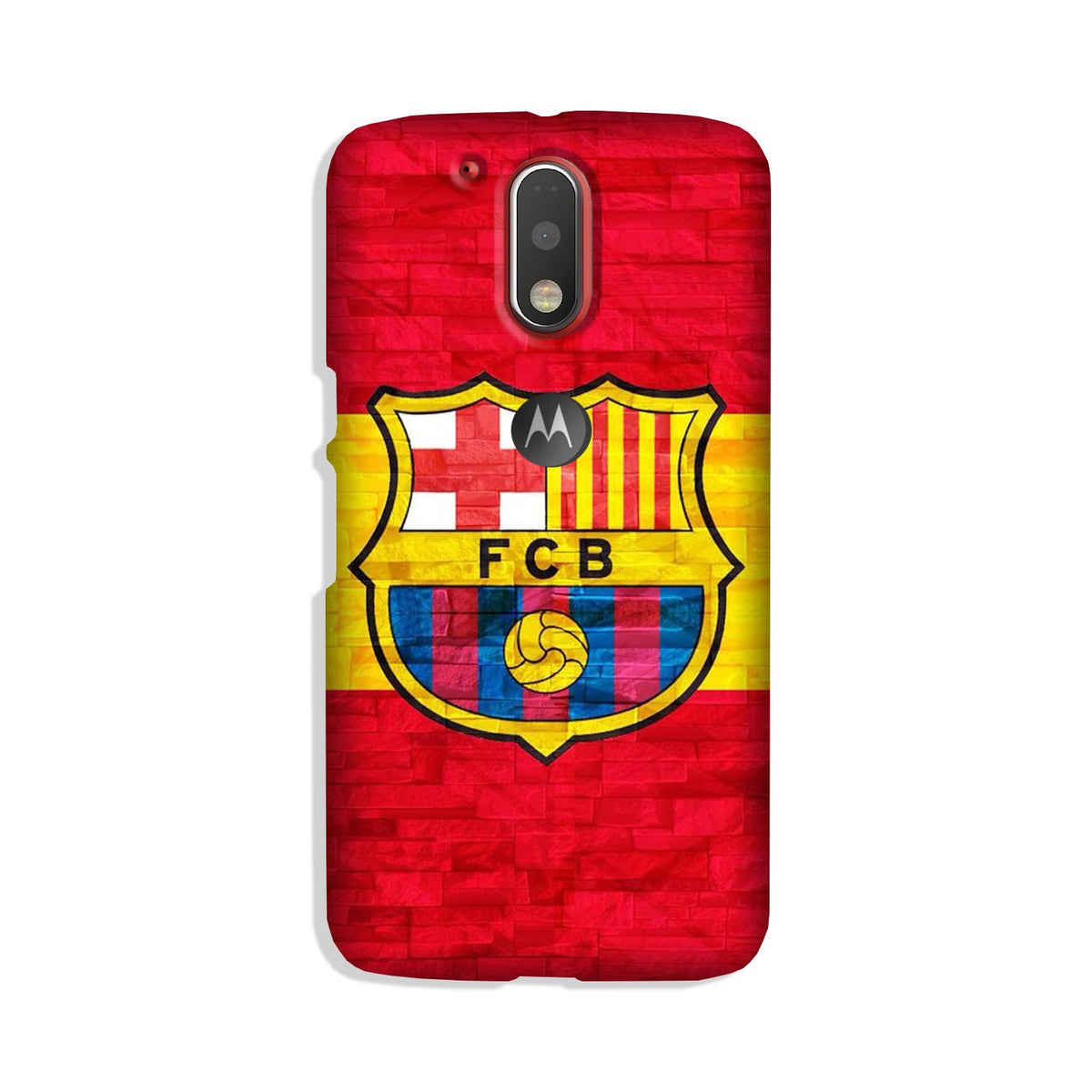 FCB Football Case for Moto G4 Plus  (Design - 174)