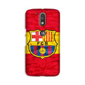 FCB Football Case for Moto G4 Plus  (Design - 174)