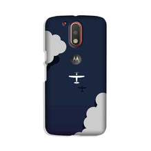 Clouds Plane Case for Moto G4 Plus (Design - 196)