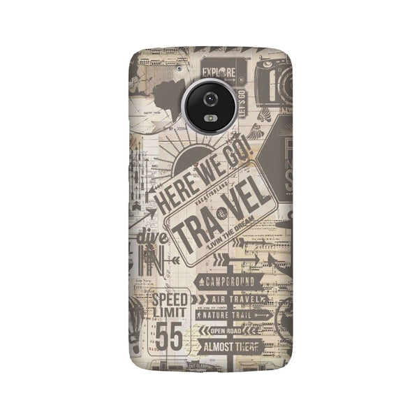 Travel Case for Moto G5  (Design - 104)