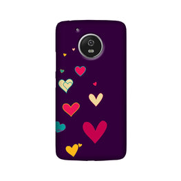Purple Background Case for Moto G5 Plus(Design - 107)
