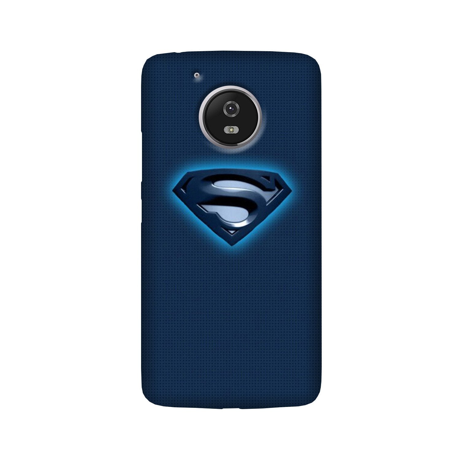 Superman Superhero Case for Moto G5  (Design - 117)