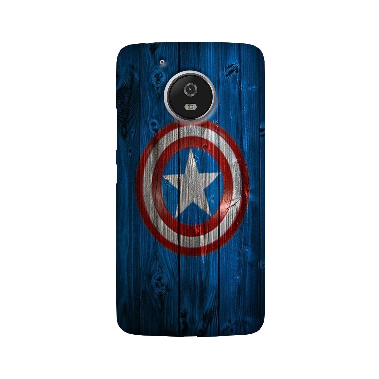 Captain America Superhero Case for Moto G5 Plus  (Design - 118)