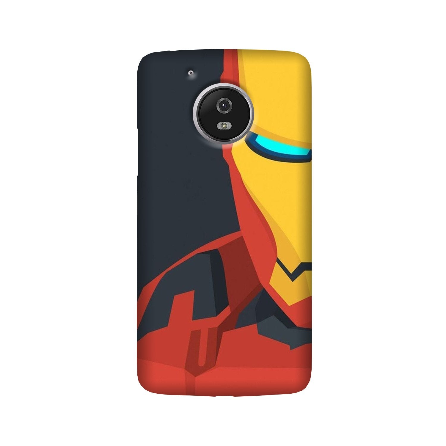 Iron Man Superhero Case for Moto G5 Plus  (Design - 120)