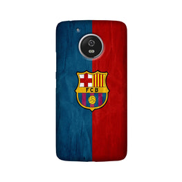 FCB Football Case for Moto G5 Plus(Design - 123)