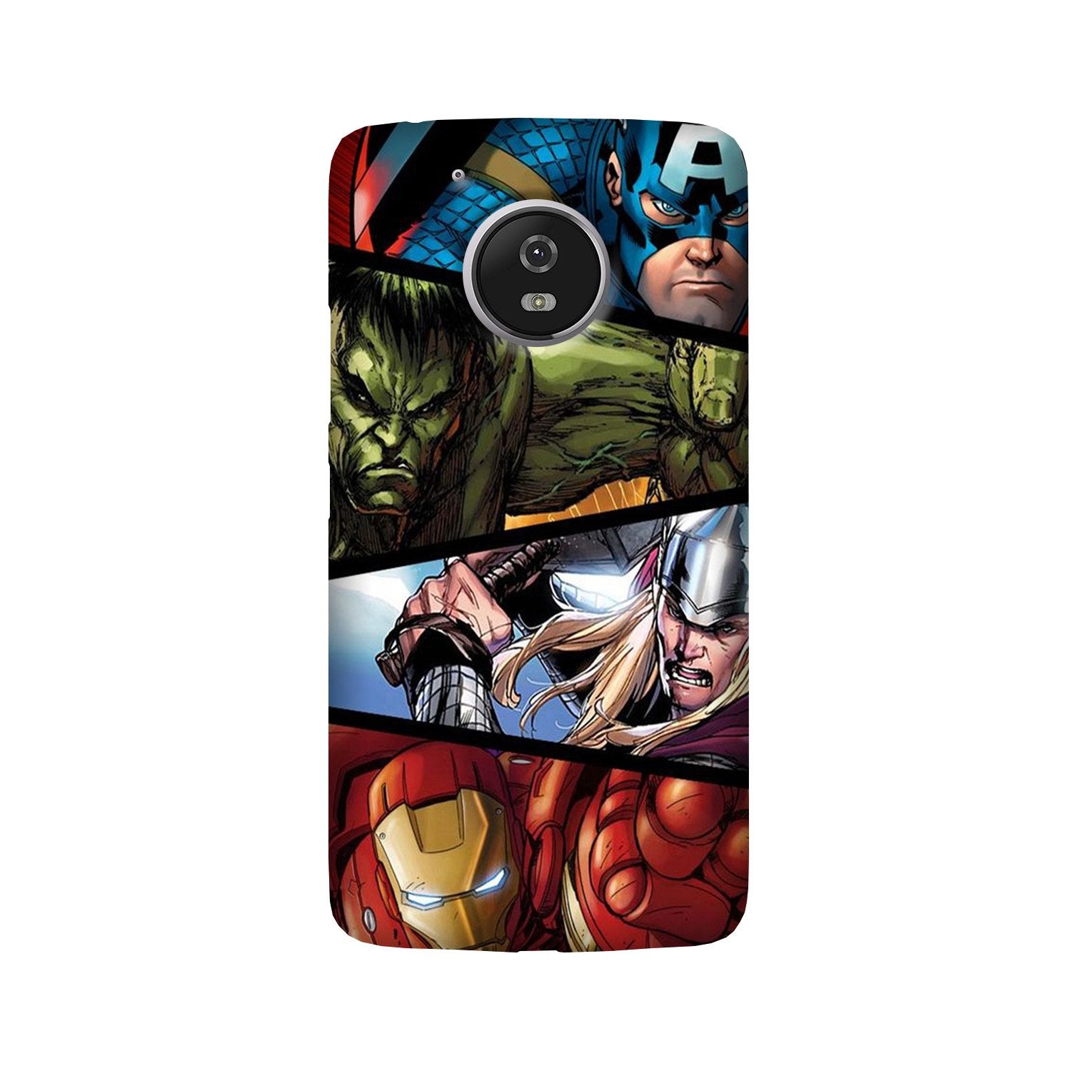 Avengers Superhero Case for Moto G5 Plus  (Design - 124)