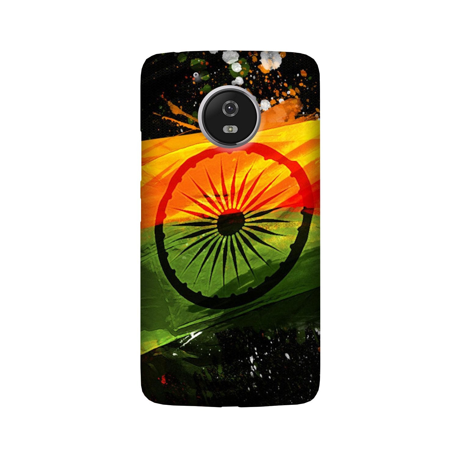 Indian Flag Case for Moto G5  (Design - 137)