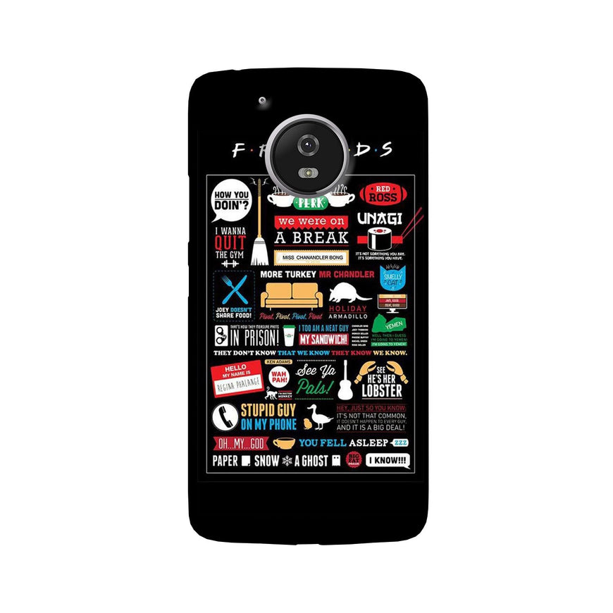 Friends Case for Moto G5 Plus  (Design - 145)