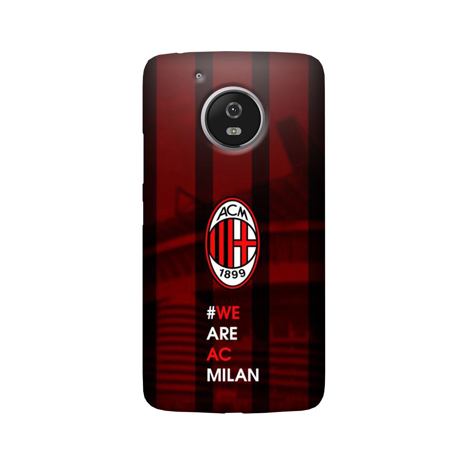 AC Milan Case for Moto G5  (Design - 155)