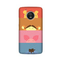 Cartoon Case for Moto G5 (Design - 183)