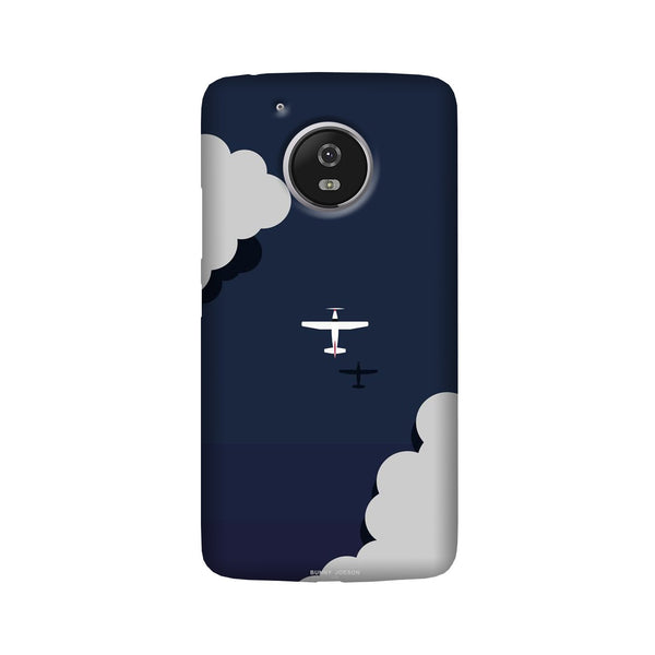 Clouds Plane Case for Moto G5 Plus (Design - 196)