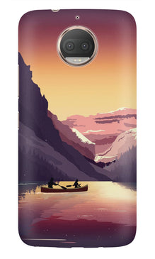 Mountains Boat Case for Moto G5s Plus (Design - 181)