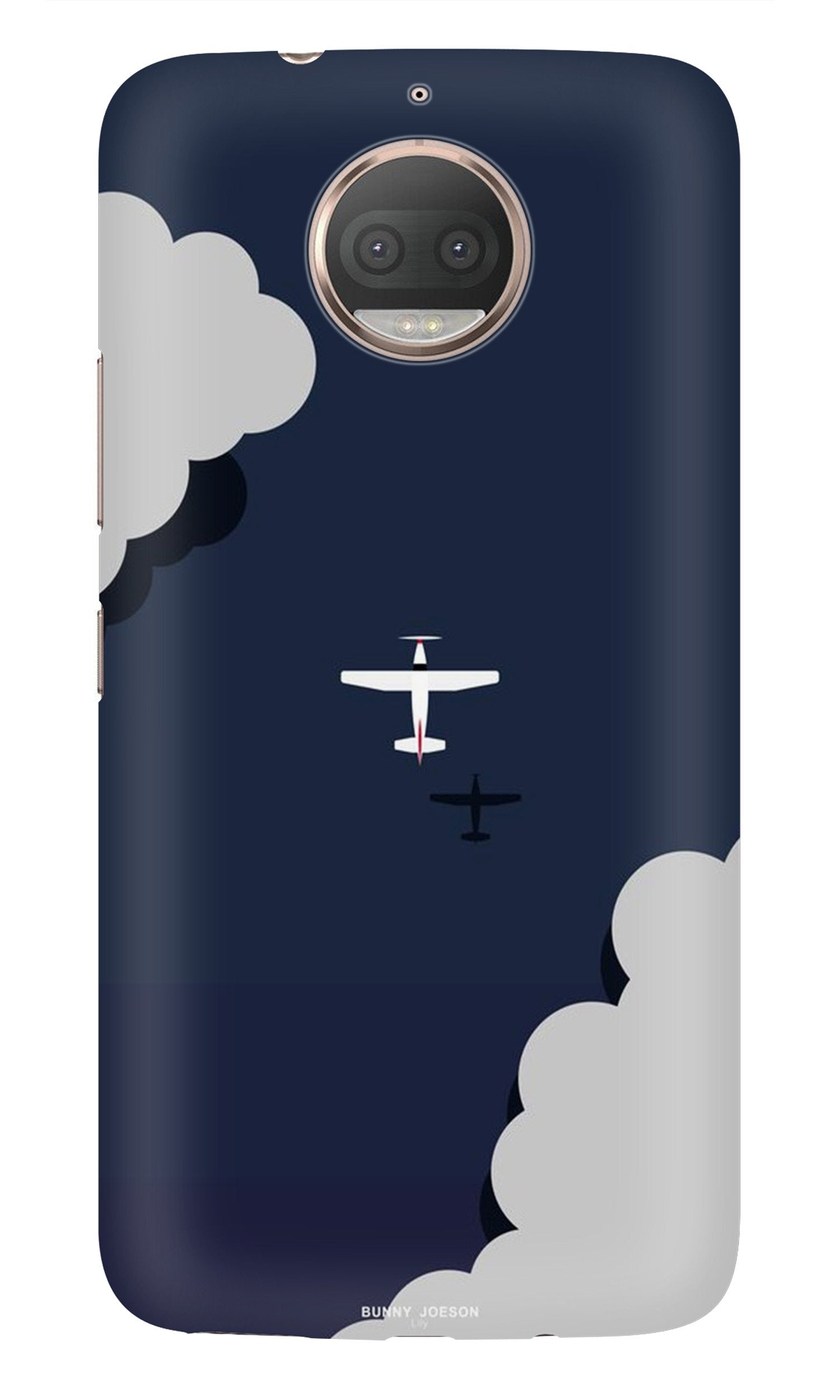 Clouds Plane Case for Moto G5s (Design - 196)