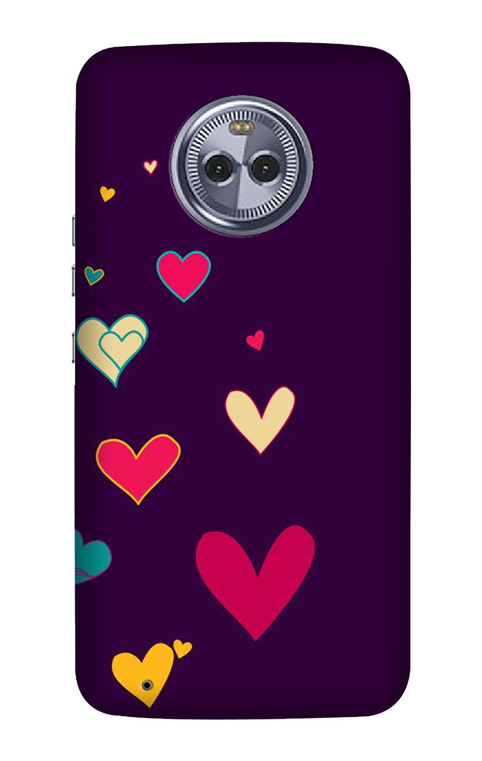 Purple Background Case for Moto G6 Play(Design - 107)