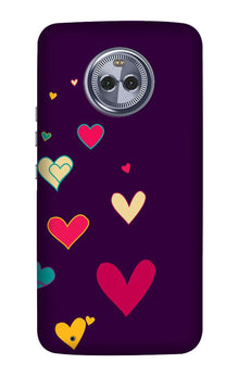 Purple Background Case for Moto G6 Plus  (Design - 107)