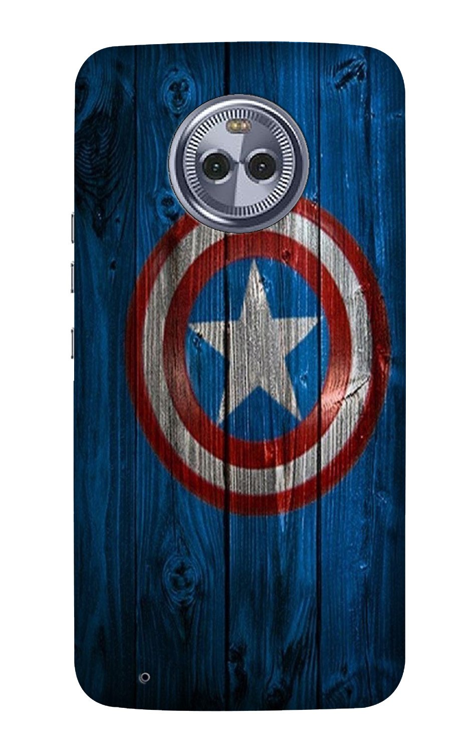 Captain America Superhero Case for Moto G6 Plus  (Design - 118)