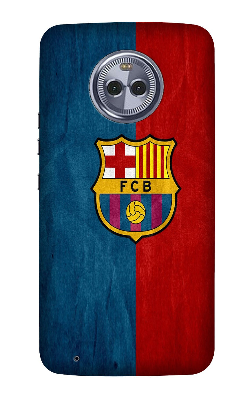 FCB Football Case for Moto X4  (Design - 123)